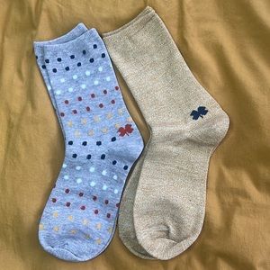 Lucky Brand CREW SOCKS - 2 pair NWOT